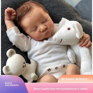 Hyrebornbaby ของเล่นนุ่ม17นิ้วตุ๊กตาทารกเกิดใหม่ Levi จำลองพร้อมลำตัวพลาสติก - Product Image 2