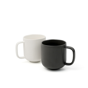 Tasse à café en céramique avec fond en liège - Tasse avec poignée - <span class=keywords><strong>Acier</strong></span> - Passe au lave-vaisselle - Logo personnalisé sur les deux côtés - Couvercle en plastique - Product Image 4