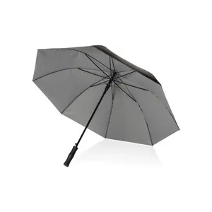 Parapluie automatique bicolore 27 pouces en rPET Impact AWARE, merchandising durable - Product Image 1