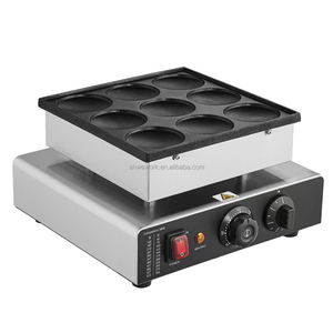 Máquina Comercial Antiadherente de 9 Orificios para Hacer Waffles, Panqueques, Dorayaki y Muffins - Product Image 2