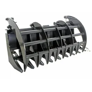 Qingdao Ruilan customize Excavator Soild Stone Grab for construction equipment