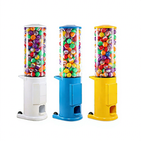 Distributeur automatique géant de capsules, à monnayeur, grande capacité, tour de bonbons et jouets, machine d'arcade de divertissement avec roues, garantie 1 an, version anglaise