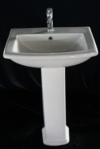 Hot Selling Free Standing Pedestal Bathroom Floor Wash Basin