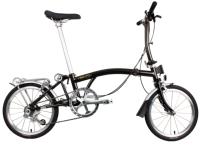 Vélo Pliant 3SIXTY 16 Pouces 6 Vitesses Cadre Acier G6 Mini Vélo Pliable Type M/Y/S Bar Inspiré Brompton Tri-Pliant