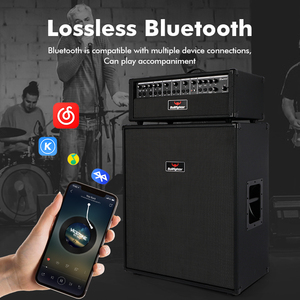 <span class=keywords><strong>Amplificatore</strong></span> Combo Multifunzione Bullfighter DA-300 300W per Chitarra Acustica, Basso e Tastiera, Cassa per Band e Palco - Product Image 5