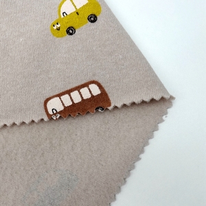 Phim Hoạt Hình Xe 75% Polyester 25% Cotton Đan Tùy Chỉnh Sắ<span class=keywords><strong>c</strong></span> Tố In 220gsm Chải Phá<span class=keywords><strong>p</strong></span> Terry Lông <span class=keywords><strong>C</strong></span>ừu Vải Cho Áo - Product Image 3
