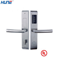 Système de serrure de porte de carte RFID pour hôtel HUNE, norme américaine, avec logiciel de gestion gratuit, serrure d'hôtel