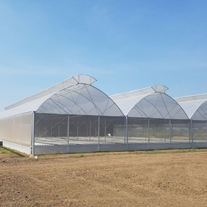 Serra idroponica tropicale con tetto a ombrello e ventilazione, serra multispan per clima tropicale, serra a tunnel 4 stagioni - Product Image 2
