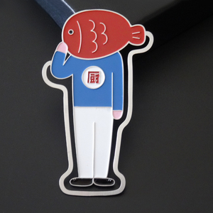 Nhà máy bán tùy chỉnh Bạc Anime thép không gỉ kim loại cuốn sách Marks men <span class=keywords><strong>bookmark</strong></span> cho trẻ em - Product Image 6