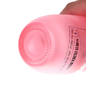 Botella de Vidrio para Bebidas de 330ml, 500ml, 750ml, Color <span class=keywords><strong>Rosa</strong></span> Elegante, con Logotipo Personalizado, para Agua Mineral y Refrescos, con Corcho - Product Image 3