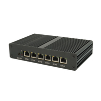 Serveur 6 ports LAN avec 4 Go de RAM DDR4, 32 Go de SSD mSATA, routeur d'appareil réseau, pare-feu sans ventilateur Pfsense, mini PC