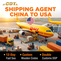 Services de transport de fret de la Chine vers les États-Unis, livraison porte-à-porte en 3 à 5 jours, taxes incluses, pour grandes palettes et marchandises volumineuses
