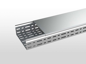 Cannelle à câbles en acier perforée et ventilée, galvanisée à chaud, pour la pose de câbles industriels et de construction, capacité de 80 pièces - Product Image 3