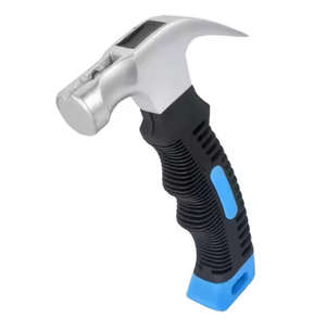 Mini Stubby Hammers Stainless Steel Blade Soft <b>Rubber</b> <b>Plastic</b> Fiberglass Handle OEM Customizable DIY Grade for Small Projects - Product Image 1
