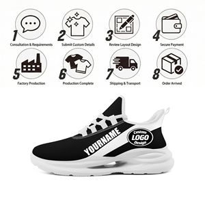 <span class=keywords><strong>Scarpe</strong></span> Sportive Casual da <span class=keywords><strong>Uomo</strong></span> Personalizzate con Tomaia in Rete, Sneakers Traspiranti per Marchi al Dettaglio |   FN079-26020001-4 - Product Image 5