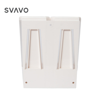 Distributeur de savon manuel à 2 compartiments, 400 ml x 2, à fixer au mur, double pompe pour savon pour les mains, shampoing, gel douche dans la salle de bain