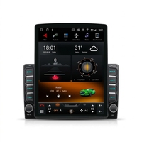 Lecteur DVD de voiture Android 9,7 pouces, écran vertical, navigation multimédia 4G, autoradio universel