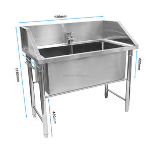 Station de lavage professionnelle pour chiens en acier inoxydable 304 - Product Image 3