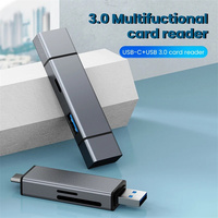 Lector de tarjetas OTG tipo C SD TF 4 en 1 USB 3,0 adaptador de unidad Flash Micro USB transferencia de alta velocidad lector de tarjetas multifuncional