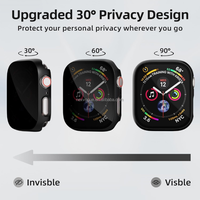 NEXVOGUE Pelindung Layar Kaca Privasi Mewah, Kaca Tempered, Anti-intip, Tahan Gores, Pengisian Daya Langsung