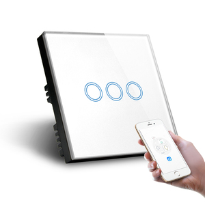 Interrupteur de lumière tactile RGB Smart Wifi Zigbee Tuya App compatible avec Alexa et <span class=keywords><strong>Google</strong></span> Assistant - Product Image 3