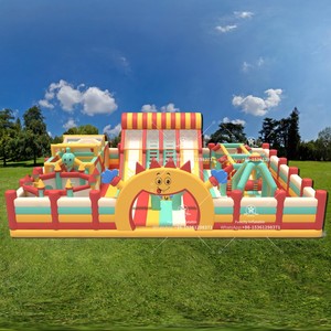 Sử dụng thương mại Tùy chỉnh Thiết kế động vật chủ đề Inflatable công viên giải trí Inflatable thành phố vui vẻ cho trẻ em - Product Image 4