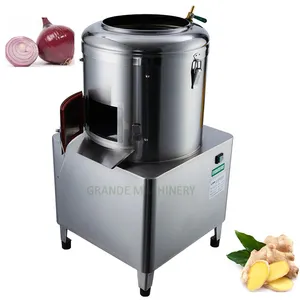 Máquina peladora de patatas irlandesas, máquina para Lavar y pelar rábano picante, máquina para lavar y pelar cebollas
