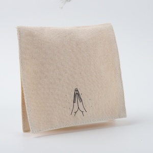Custom Logo Printed Cotton <b>Envelope</b> Dust <b>Gift</b> Jewelry Bag Small Luxury Bracelet Necklace Jewelry <b>Envelope</b> Pouch - Product Image 3