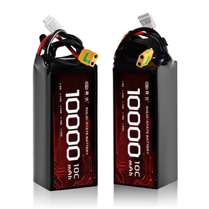 Низкая цена 6S 5C/10C литий-полимерный аккумулятор 10000Mah 12S <span class=keywords><strong>Lipo</strong></span> батарея твердотельный Аккумулятор для дрона - Product Image 1