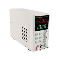 Alimentation électrique régulée en courant continu 0-32V 0-6A/10A avec affichage LED 4 chiffres, protection contre les surtensions (OVP) et les surintensités (OCP), et fonction de rappel de mémoire à 3 paramètres pour la réparation de téléphones mobiles