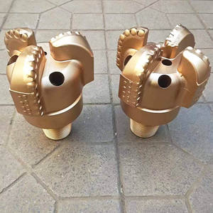 HHWW 4 "6" 8 "pièces de machines minières haute qualité air Flush PDC Drag Bit - Product Image 2