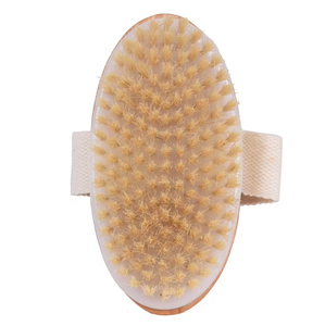 Spazzola per il corpo con setole naturali e logo personalizzato, per esfoliazione a secco e cura della pelle impeccabile. - Product Image 6