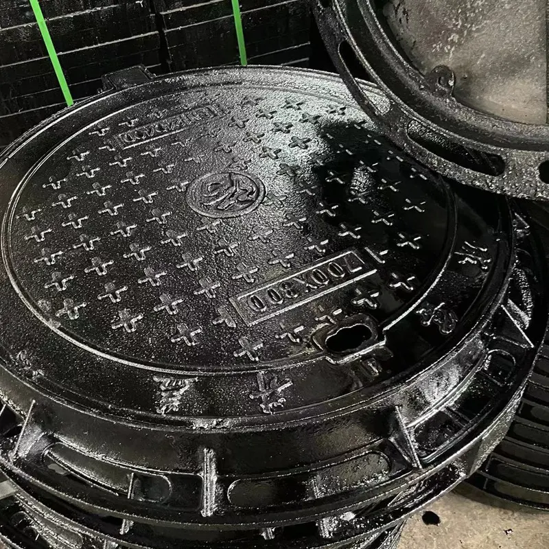 Cast Iron Manhole Covers Rectangular Manhole Cover Ductile Iron Manhole Covers En124 D400 700*800 100mm