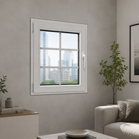 Energiesparendes UPVC-Drehkippfenster mit Low-E-Glas und 5-Kammer-Profil für Moderne Häuser zur Senkung der Energiekosten