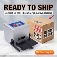 Impresora de Codificación de Inyección de Tinta Portátil OH1-L, Pantalla Táctil de 12.7 mm (5''), 600 DPI, Codificador de Fecha Semiautomático, Código QR, Código de Barras para Cartones y Botellas