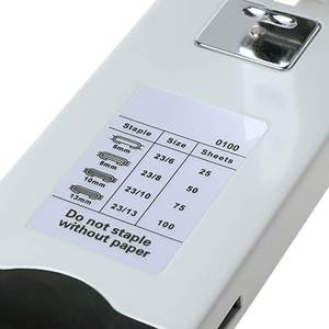 Sıcak Satış 100 Yaprak Ağır Hizmet Tipi Ofis Kağıdı Zımbalama Makinesi Metal Yapılı İşletme Okulu ve Belge Ciltleme İçin - Product Image 5