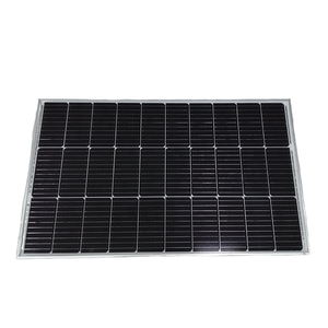 Panneau solaire monocristallin haute efficacité 100W, 80W de puissance, cadre en aluminium, demi-cellule - Modèle Maxsolar MAX-M100, 23% d'efficacité - Product Image 1