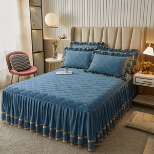 Chăn ga trải giường <span class=keywords><strong>cotton</strong></span> dệt hiện đại chất lượng cao, màu trơn, dày dặn, thân thiện với môi trường, 200TC - Product Image 1