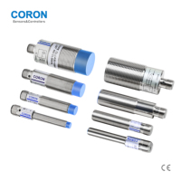 Capteur de Proximité Inductif CORON Série CLJ-A18 M12, Portée de Détection 5mm 8mm, NPN PNP NO NC IP67 pour Connexion par Fiche Métallique