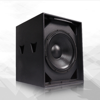 Système de sonorisation de scène professionnel de 600 W haute puissance, 18 pouces, S18, équipement audio de concert, caisson de basses passif