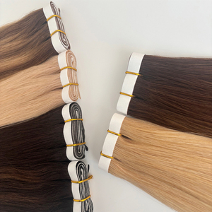 Extensions de <span class=keywords><strong>cheveux</strong></span> invisibles injectées de qualité supérieure, en <span class=keywords><strong>cheveux</strong></span> humains vierges bruts doublement étirés, naturels, noirs à <span class=keywords><strong>blond</strong></span> <span class=keywords><strong>clair</strong></span> balayage - Product Image 2