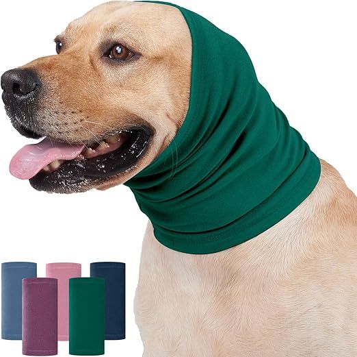 Luxury Personalized Dog Calming Hoodie Fireworks Ear Protection Ear Wraps Warp Protector