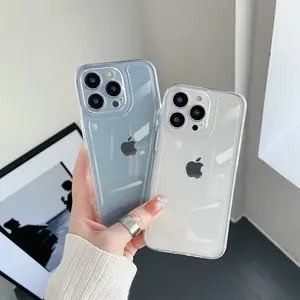 Suitable For Iphone13 Mobile Phone Case Transparent Apple 14pro Space Case 13 Silicone TPU Anti-fall Soft Case Wholesale