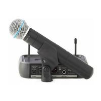 PGX4 Beta58A Headset Uhf Channel ganda, mikrofon nirkabel rentang panjang satu seret Harga Murah PGX24