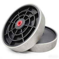Disque diamanté électroplaqué haute performance de 4 pouces pour meulage lapidaire, 60 grains # -3000 #   Grains abrasifs pour le débavurage des pierres précieuses