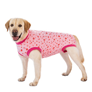Tuta post-operatoria sottile per cani di taglia grande, per tutte le stagioni, anti-leccatura, a quattro zampe, casual, per Labrador e Golden Retriever - Product Image 1