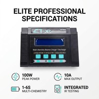 Chargeur-déchargeur intelligent EV-Peak C1-XR, 100W 10A, entrée AC & DC, 1-6S LiPo & LiHV pour batterie de drone FPV, modèle RC, hobby