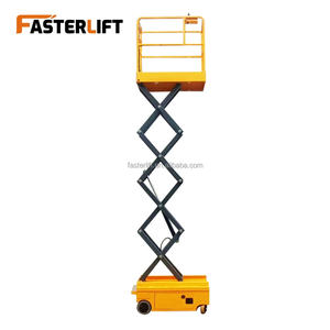 5m 6m 6,8m Tragbare Elektrische Mini-Scherenhebebühne Mobile Hydraulische Arbeitsbühne Personenlifter für Baustellen - Product Image 5