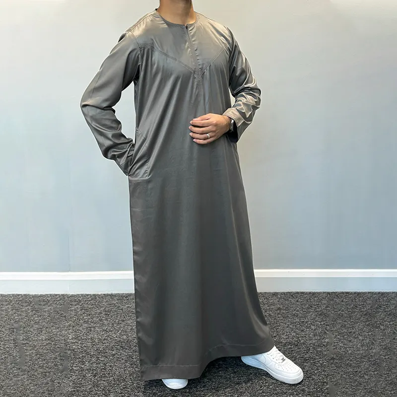 New Design thobe men muslim robe saudi islamic thobe muslim jubba arabic abaya dubai thobes for men islam