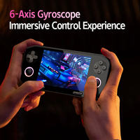 Console de Jeu Vidéo Portable Rétro EX8 de 4,88 Pouces Double Système 10000+ Jeux Prend en Charge la Télévision/Manette